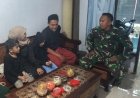 Bentuk Kedekatan dan Rasa Kekeluargaan, Satgas Jalin Komunikasi Sosial Bersama Warga Brabe Maron Kab. Probolinggo