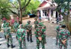Satgas TMMD Ke-128 Kodim 0820/Probolinggo Periksa Kesiapan Anggota Sebelum Memulai Pemasangan Paving di Dusun Klagin