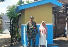Satgas TMMD Kodim 0820 Probolinggo Rampungkan Pengerjaan Sanitasi Milik Nur Tariyah